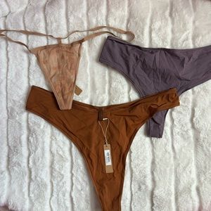 SKIMS 3x Panties Bundle 3/$28
